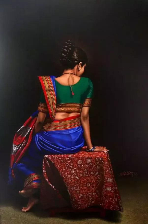 Do you enjoy the attention when you wear a transparent saree below the  navel? - Quora